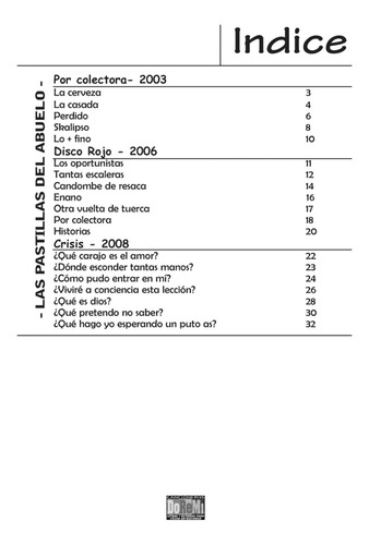 Libro Cancionero P/guitarra Las Pastillas Del Abuelo