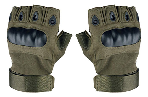 Guantes Tácticos De Medio Compatible Con Hombre Al Guantes