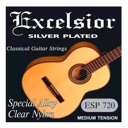 Encordado Guitarra Criolla Excelsior - Esp720 Martín Blust