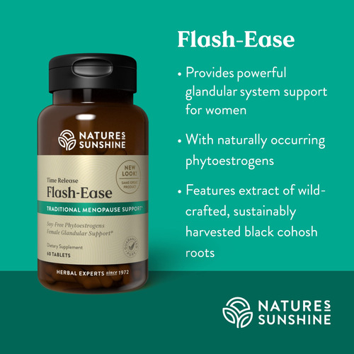 Nature's Sunshine Flash-ease Time Release Supplements, 60 Co