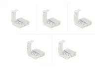 Comprar Kit 5pz - Broche Conector Junta Para Unir Tiras Led - Cople Tiras Unicolor Digitales Rgb Rgbw