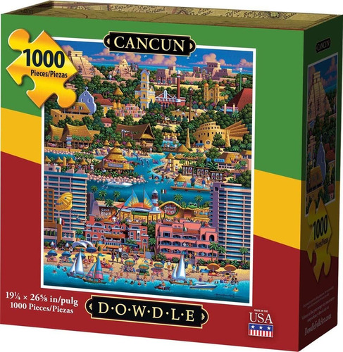 Dowdle Jigsaw Puzzle - Cancún - 1000 Piezas