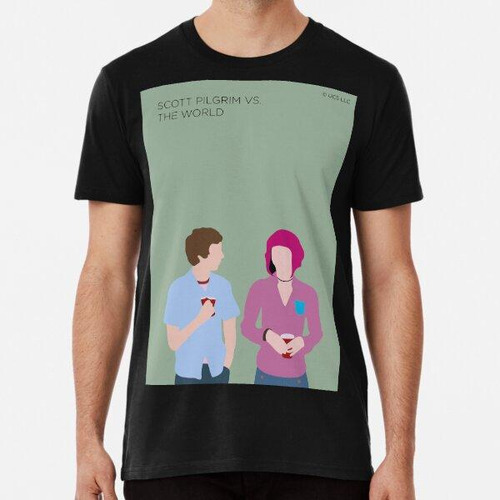 Remera Scott Pilgrim & Ramona Flowers Algodon Premium