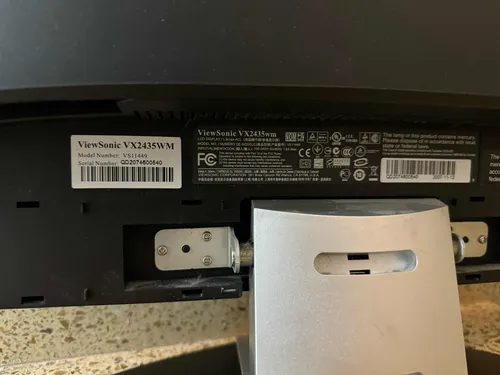 Monitor Viewsonic Vx2435wm Usado Sin Funcionar Y Sin Cable (Usado)