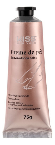 Kiss New York Creme De Pés Suavizador De Calos 75g