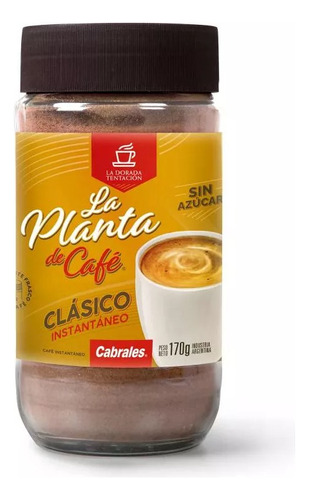 Cafe Inst. Cabrales La Planta De Cafe Clasico Frasco 170gr