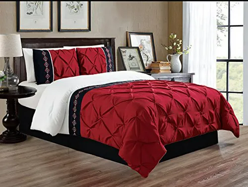 comprar Juego De Ropa De Cama King Size Burdeos 3 Piezas - Alternati