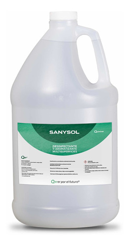 Desinfectante De Superficies Con Aroma 4lts Qer Sanysol