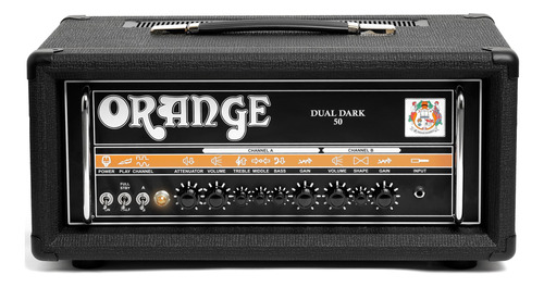 Amplificador Orange Dual Dark 50 Valvular para guitarra de 50W color negro 230V