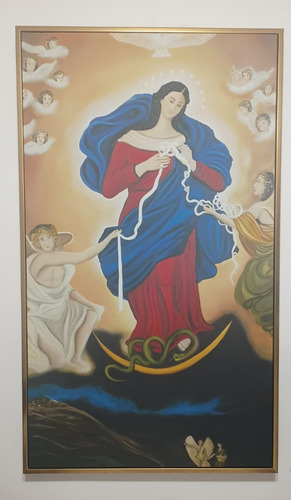 Virgen María Desatadora De Nudos 140x80cm