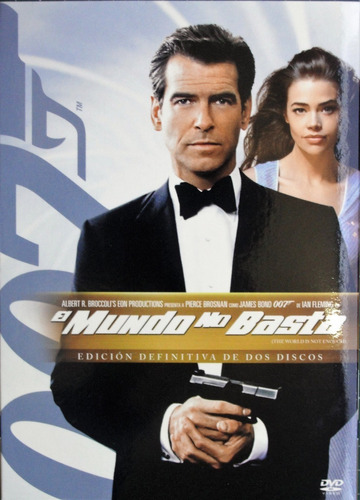 Película Dvd Original 007 James Bond El Mundo No Basta 1999