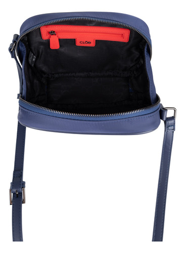 Bolsa Crossbody Cloe Saknila Chico Color Azul marino