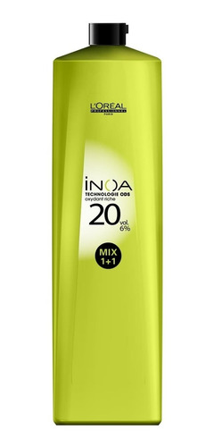 Oxidante Inoa 20 Volumen, Envase De Litro, Marca Loreal 