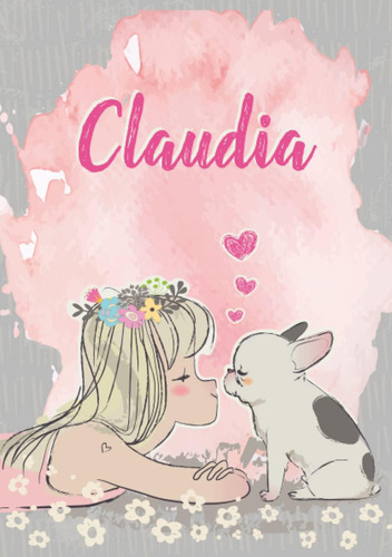 Libro: Claudia: Cuaderno De Notas A5 | Nombre Personalizado 