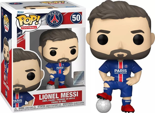 Funko Pop! Futbol Psg Lionel Messi 50 Coleccionable Pg