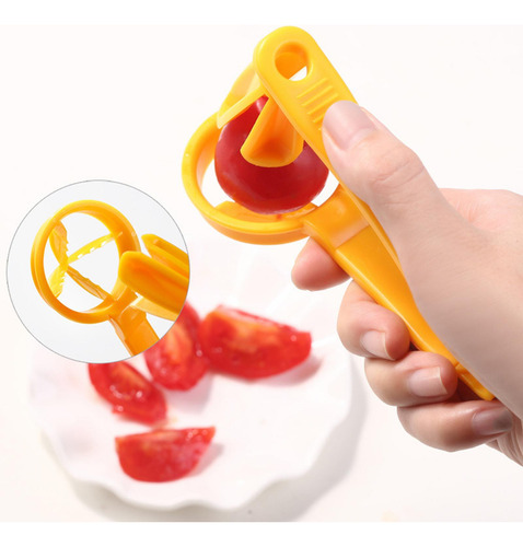 Cortador De Tomates Ajustable Para Frutas, 5 Unidades, 5 Uni