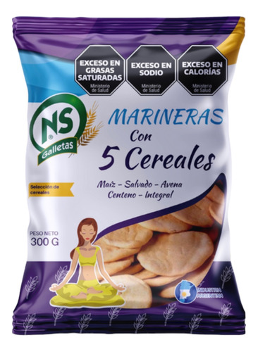 Oferta! Galletas Marineras Ns Mix 5 Cereales Salvado Avena