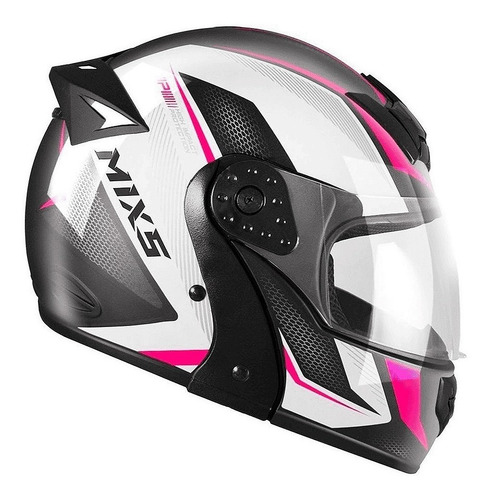 Imagem 2 de 9 de Capacete Para Moto Escamoteável Gladiator Neo Fosco Loi