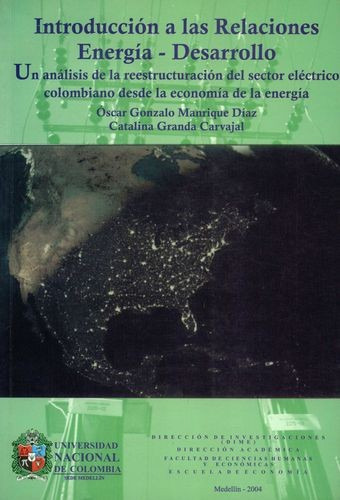 Libro Introducción A Las Relaciones Energía-desarrollo