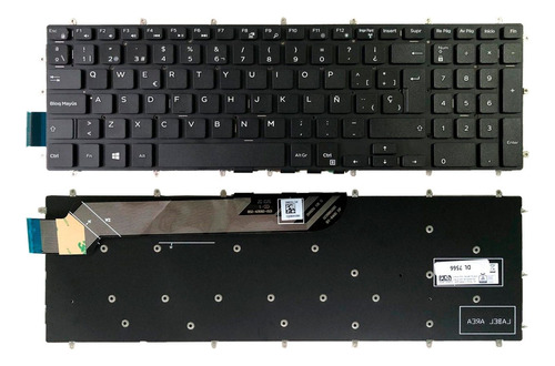 Teclado Dell Modelo 7566 Negro