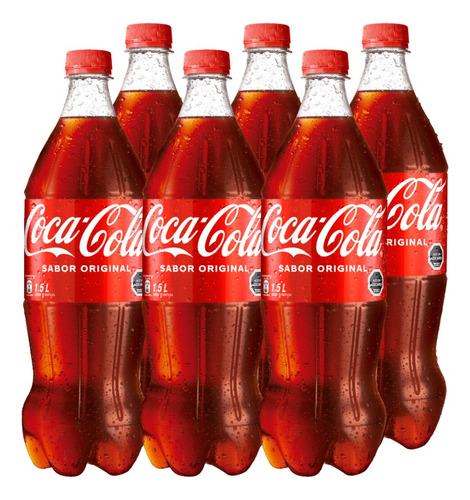 Coca-cola Original Botella 1.5 L Pack X6 Unidades