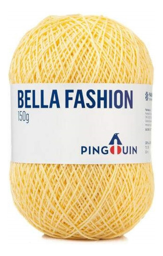 Fio/linha Algodão Pingouin Bella Fashion 150g Cor 0229- Yellow