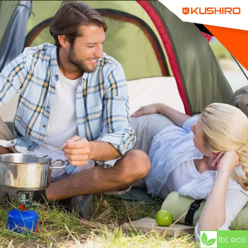 Mini Anafe Calentador Plegable Camping Pesca Estuche Cocina