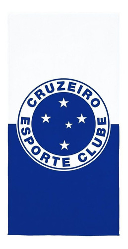 Toalha Banho Lepper Aveludada Estampa Time De Futebol 70x140 Cor TIMES-CRUZEIRO