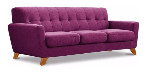 Sillon Sofa 3 Cuerpos Chenille Anti Desgarro Muebles Oasis