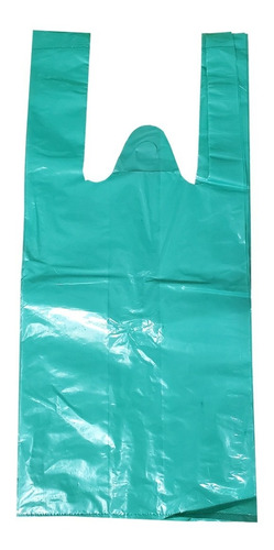 Bolsa Camiseta Azul/v Alta Densidad 40x50x100u Pack X 5 Un