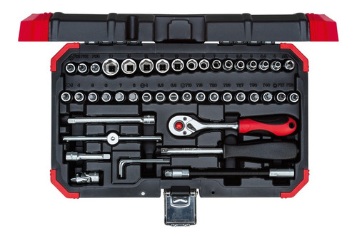 Jogo De Soquetes Sextavados 1/4'' 4-14mm Gedore 46 Peças