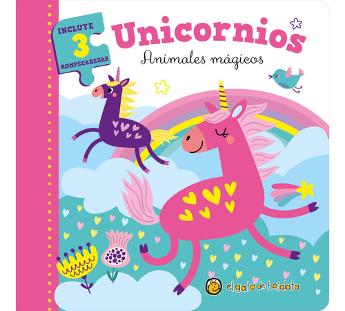 Unicornios - Con Rompecabezas - Animales Para Armar, De El Gato De Hojalata. Editorial Guadal, Tapa Blanda En Español, 2023