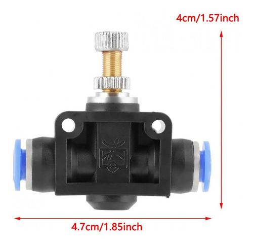 Válvula De Flujo Neumática 10pcs/set De Control Neumático De