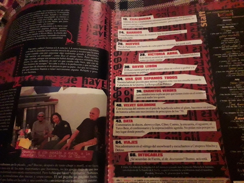 Revista La Garcia La Renga David Lebon Enanitos Verdes 1999