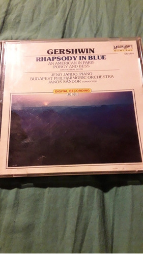 Cd Rapsodhy In Blue (george Gershwin) Philarmonic Budapest