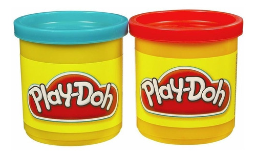 Play Doh Pack X2 23655 - Rojo/azul Original Hasbro