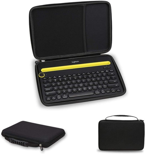 Estuche Portátil Rígido Para Teclado Multidispositivo...