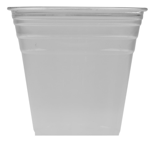 Paq. 100 Vasos Transparente 12 Oz Karat Pet  98 Mm  Con Tapa
