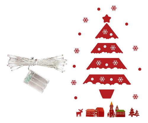 Rbol De Navidad De Pared Led Diy, Árbol Colgante De Pared L