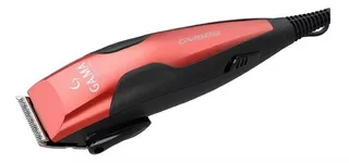 Cortadora De Pelo Gm566 Clipper Magnetico 13 Piezas Rojo