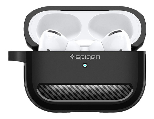 Imagen 4 de 5 de Case Spigen Rugged Armor AirPods Pro 2 ( Funda Con Llavero)
