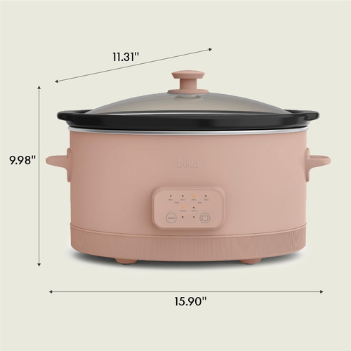 Olla De Cocción Lenta Programable Bella 60 Qt, De Cerámica