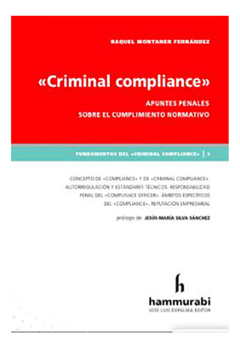 Criminal Compliance - Montaner Fernández, Raquel