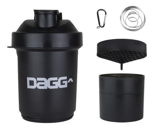 Coqueteleira Shaker Academia 500 Ml Para Whey Copo Shakeira