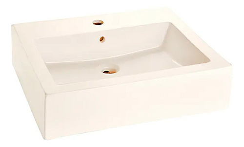 Lavabo Futura 1 C/reb Color Marfil Alto Brillo Marca Helvex