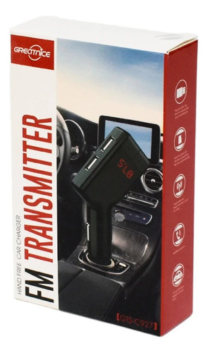 Transmisor Receptor Bluetooth Fm Usb Sd Manos Libre