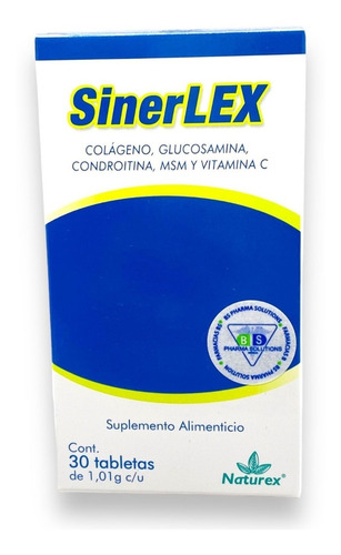 Sinerlex C/30 Tab 1,01 G C/u Naturex / Colágeno / Vitamina C