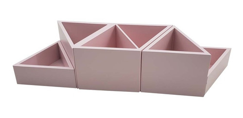 Organizador De Mesa De Escritório Feminino Mdf Laca Luxo