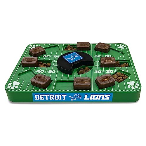 Pets First Nfl Detroit Lions Puzzle Toy, Puzzle Treat Dog To