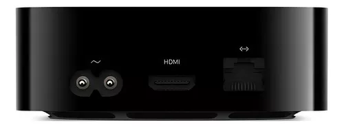 Convertidor de smart tv apple tv 4k ultra hd inalambrico 64gb hdmi,ethernet  negro